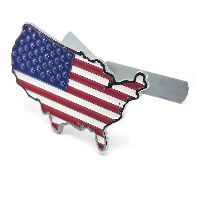 England Germany USA map flag metal Car Emblem Badge Grille or Sticker for USA England Germany Franch Korea Japanese Russian cars 2