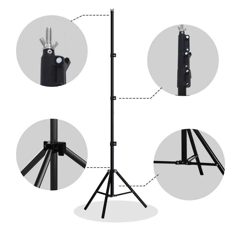 T-Shape Backdrop Stand Kit Background Cloth Video Chroma Key Green Screen Frame Stand Photography Photo Studio Props photo backdrop photo backdrop stands photography auxiliary props