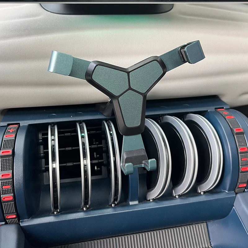 For BYD Atto 3 Yuan Plus Car Phone Holder Interior Parts Specialized Carbon Fiber Pattern Aromatherapy Holder Accessories