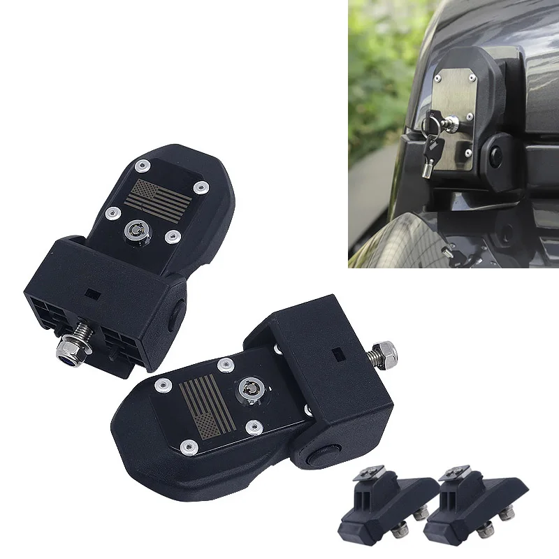 Für Jeep Wrangler JK JL 2007-2019 Hood Lock Auto Hood Lock Hood Modifikation Zubehör – Detail 5