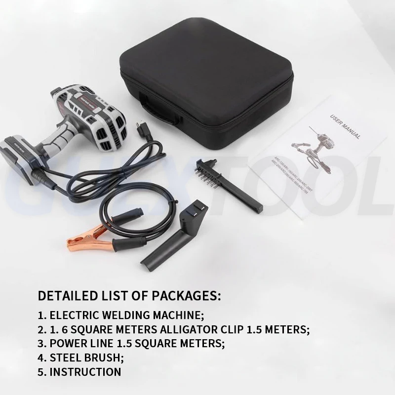 Electric ARC Welding Machine 4600W Handheld Mini Home Welder Tool Inverter Portable Manual Welding Household Equipment