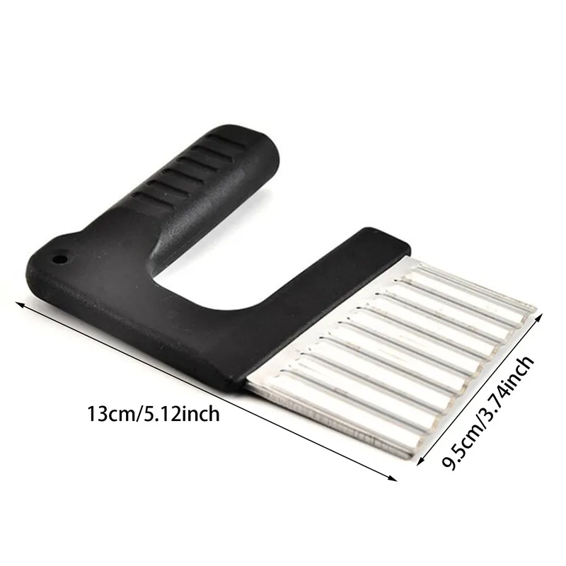 Stainless Steel Potato Cutter Wave Knife French Fries Slicer Vegetable Cutters French Fries Cutting Kitchen Tools Accessories vegetable cutter