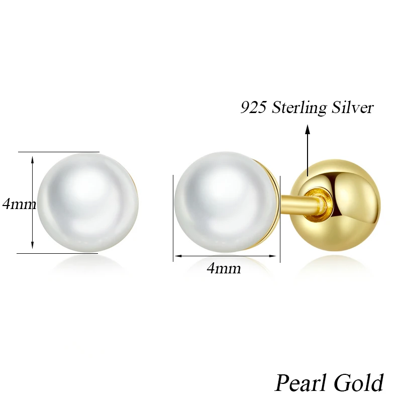 4mm Pearl Gold