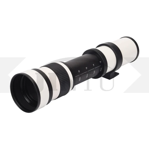 JINTU 니콘 카메라용 수동 망원 줌 렌즈, F/8.3, D7500, D7200, D7100, D750, D5600, D5500, D5300, D5200, D3100, D3200 용, 420-800mm 4