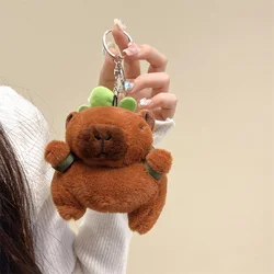 3D Cartoon Capybara Plush Earphone Protective Case with Hook - Galaxy Buds 3 (WG KPBL)