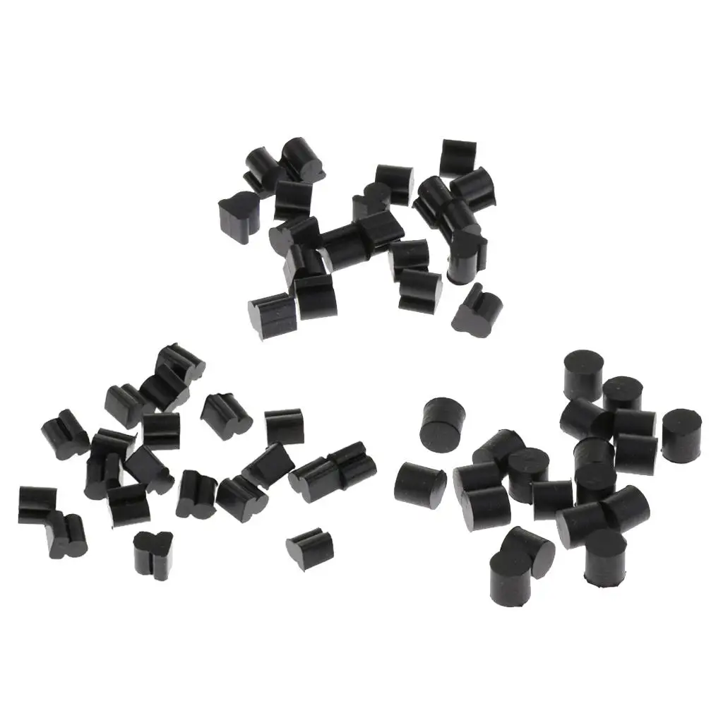 Set of 20pcs Rotor Rubber French Horn Trombone Tuba Set (Black) trombone repair accessories,woodwind instrument accessories