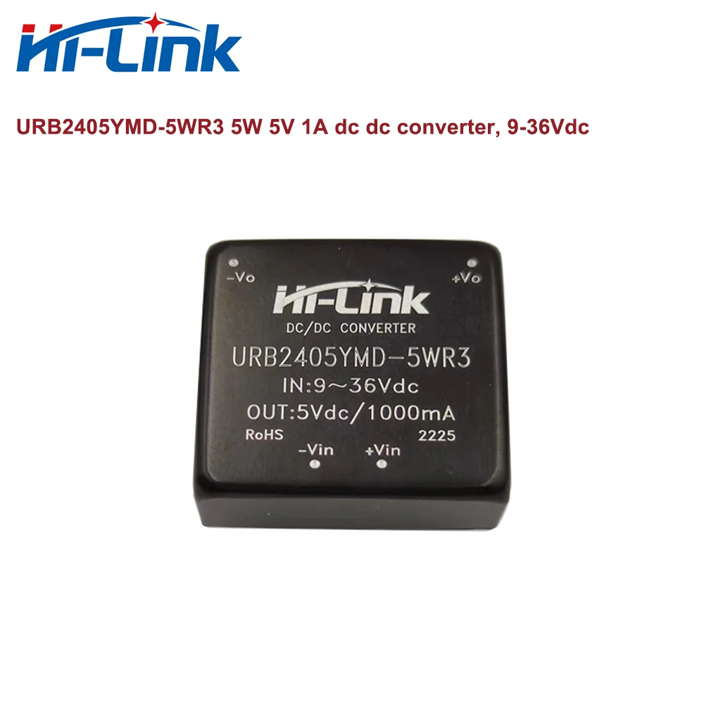HiLink 9-36Vdc to 5W 5V 1A power supply switching power supply URB2405YMD-5WR3 DC DC Switching Power Supply Module HLK-5D2405