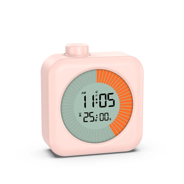ORIA Digital Visual Timer 3 In 1 Clock with Timer 60-Minute Countdown Stopwatch for Kitchen Cooking Study Teaching