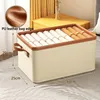 Fold Non Woven Fabric Storage Box Gray Home Supplies Clothing Underwear Sock And Kid Toy Storage Organizer Cosmetics 5