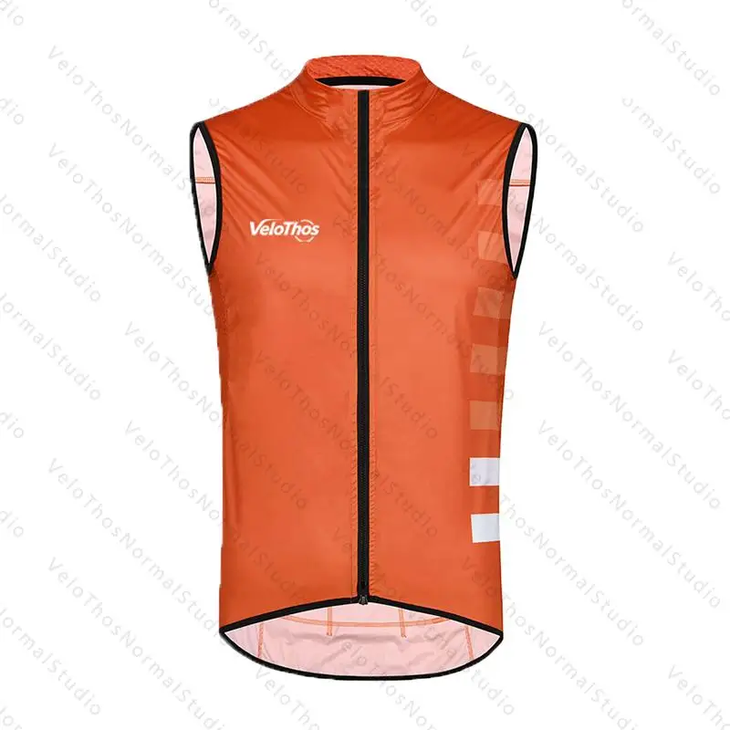 Men's Windproof Sleeveless Cycling Vest for Road and Mountain Sports