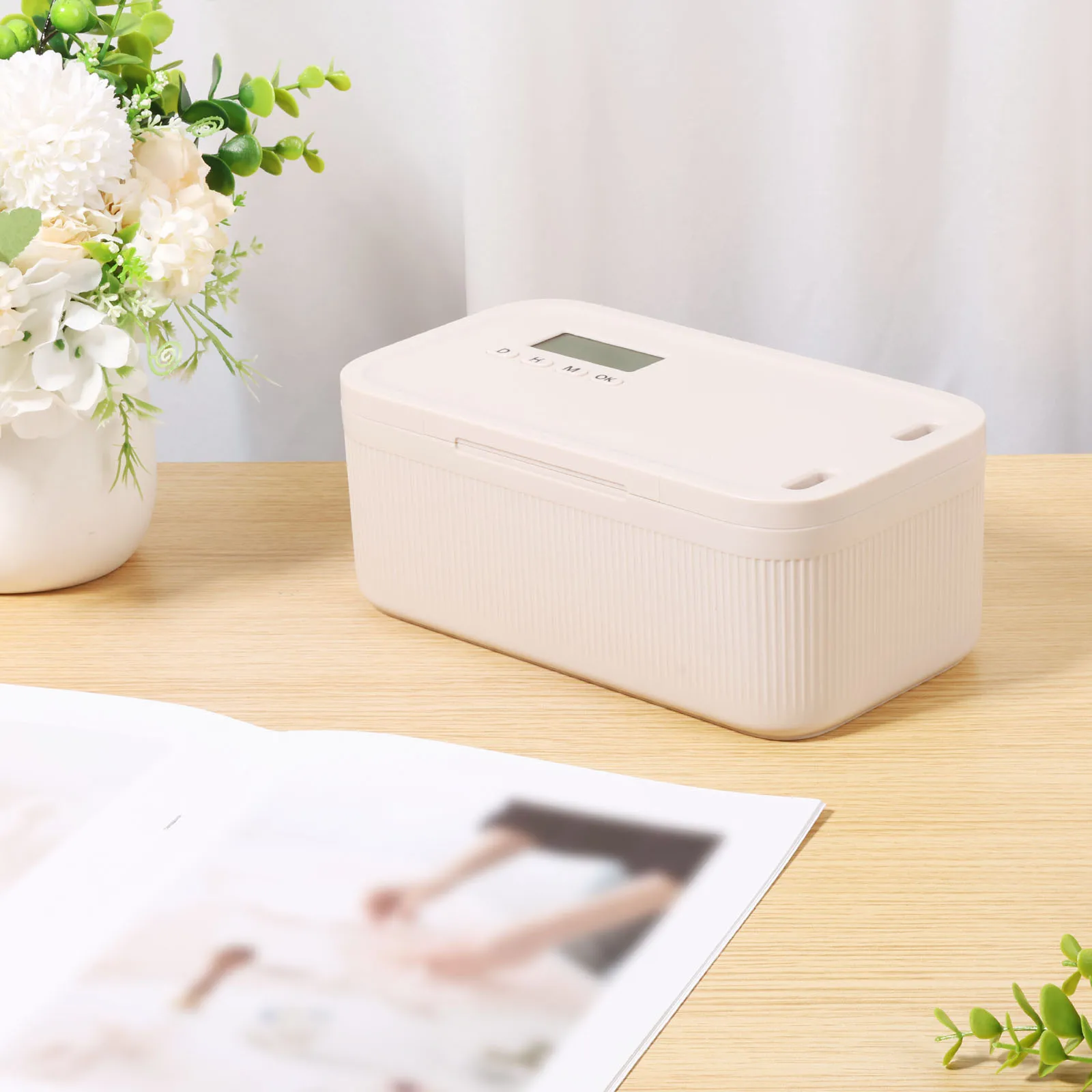 Electronic Lockable Storage Box with Timer for Personal Items