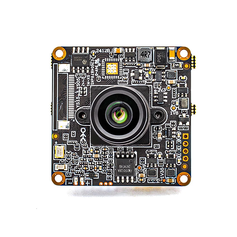 Full HD 1080P IMX307 CMOS 2MP 60FPS POE IP Camera Module With No Distortion Lens