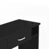 Barber Salon Station Wall Mount Hair Styling Salon Equipment Set Beauty Spa Furniture Set, Lockable Left Shelf, Mirror not 5