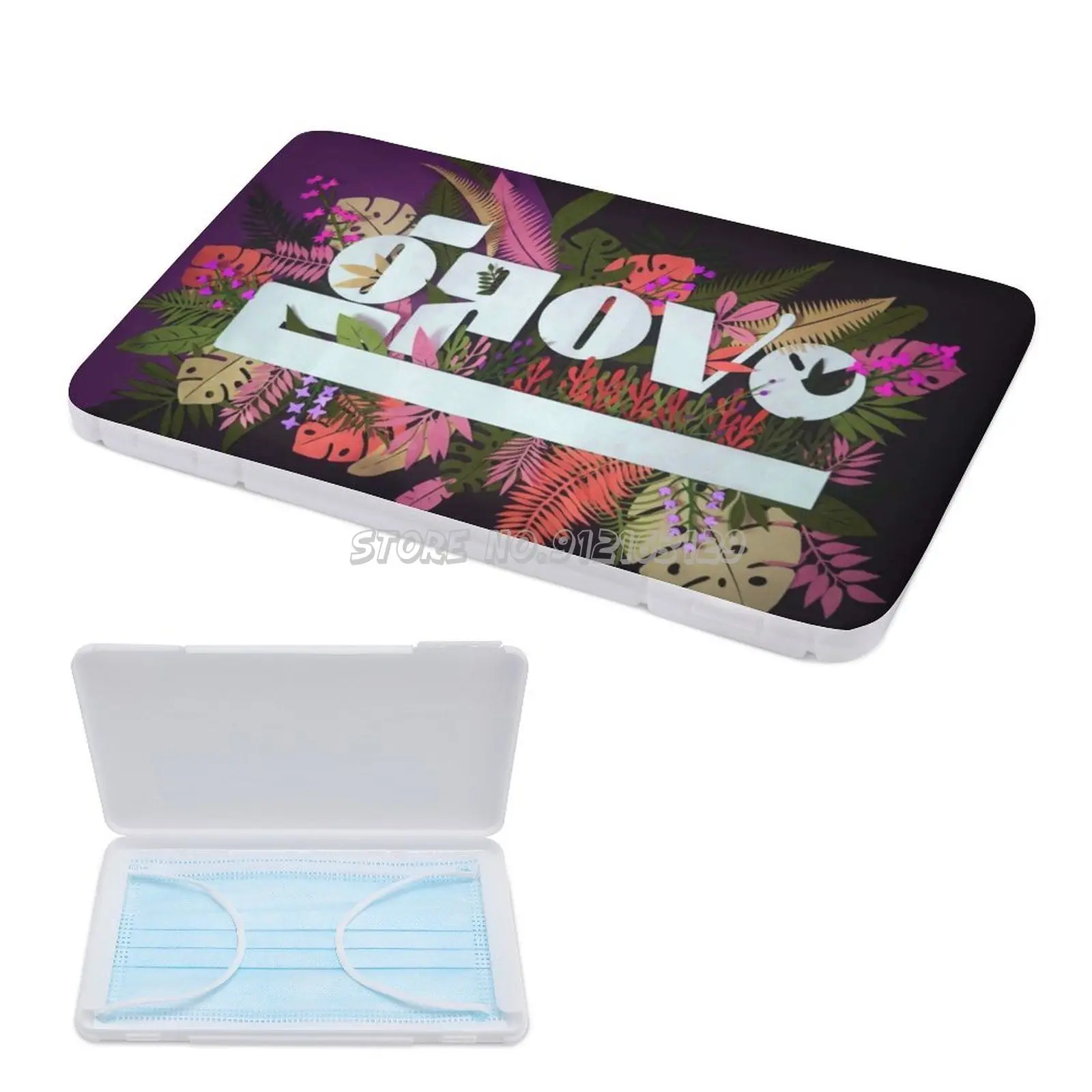 Контейнер для хранения одноразовых масок поздравления на день рождения коробка