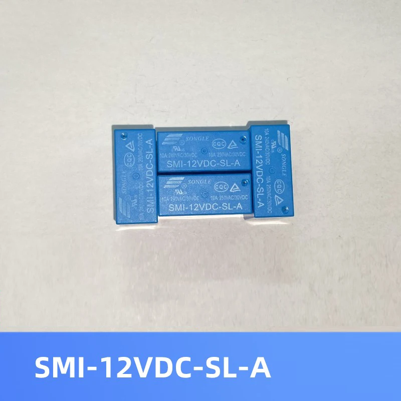 

Original Songle relay SMI-12VDC-SL-A 4 feet normally open 10A 250V electromagnetic maintenance