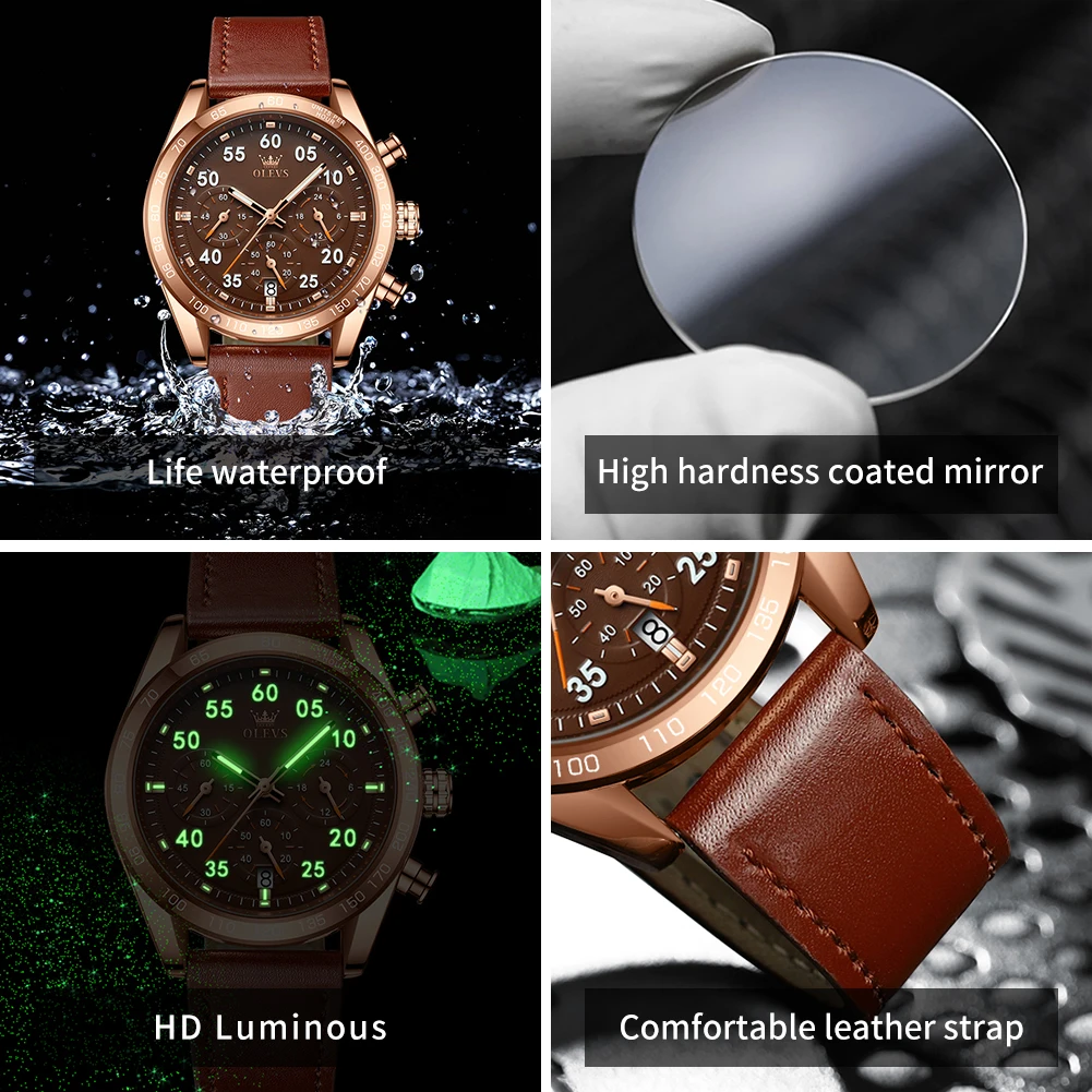 OLEVS TY703 العلامة التجارية الحصرية ساعة كوارتز ر...