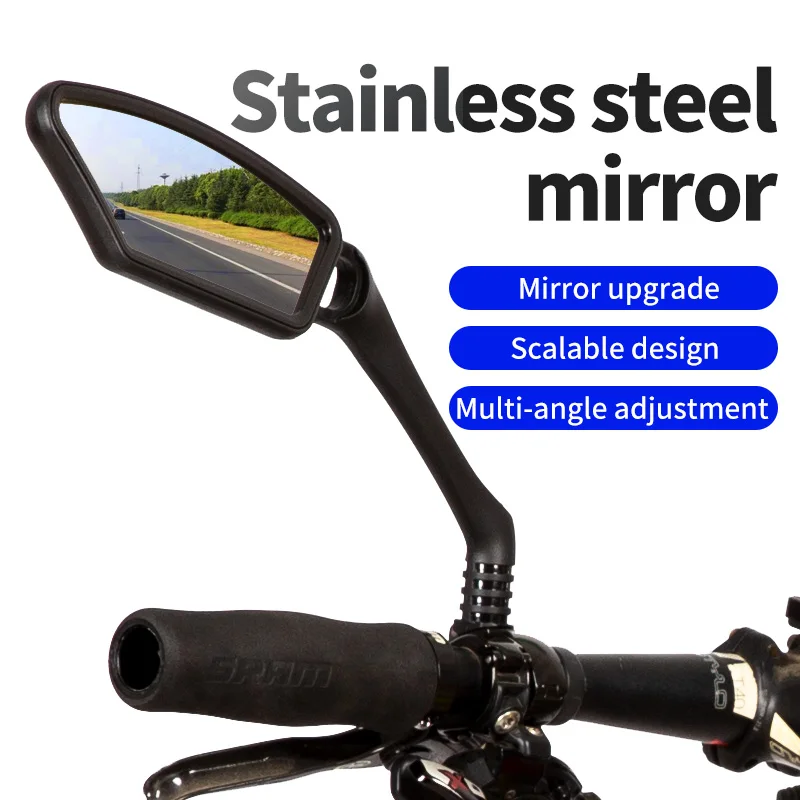 BicycleRearviewMirror360DegreeAdjustableLightweightWideAngle