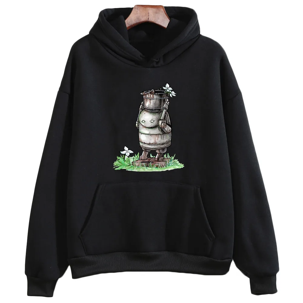 

Action Adventure Nie RAutomata Aesthetic Hoodie WOMEN Lovely Robot Harajuku Long-sleeved Colthing Kawaii/Cute Autumn/Winter Soft