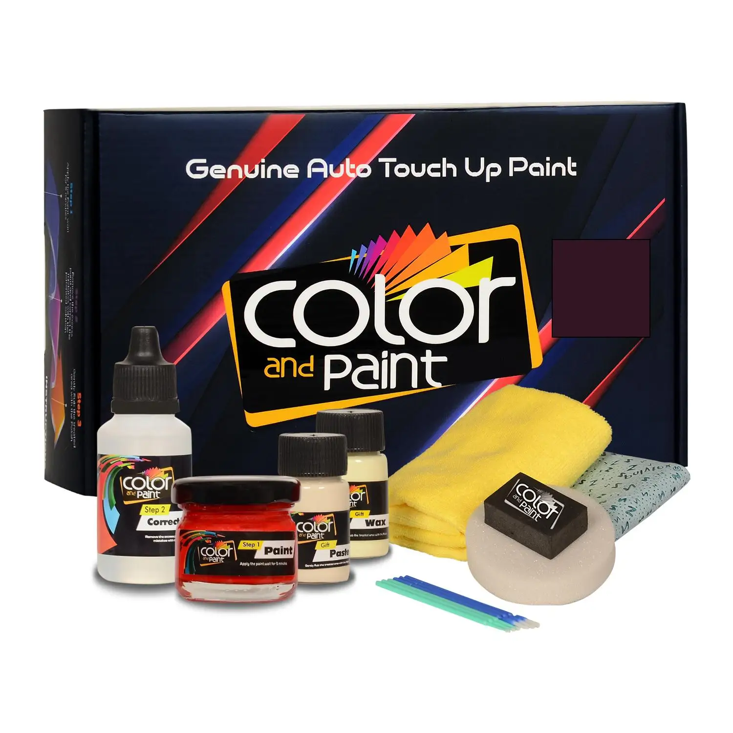 

Цветная и краска, совместимая с мотоциклом Honda Touch Up Paint - HONDA CANDY MAROON PEARL-R115CU-базовый уход