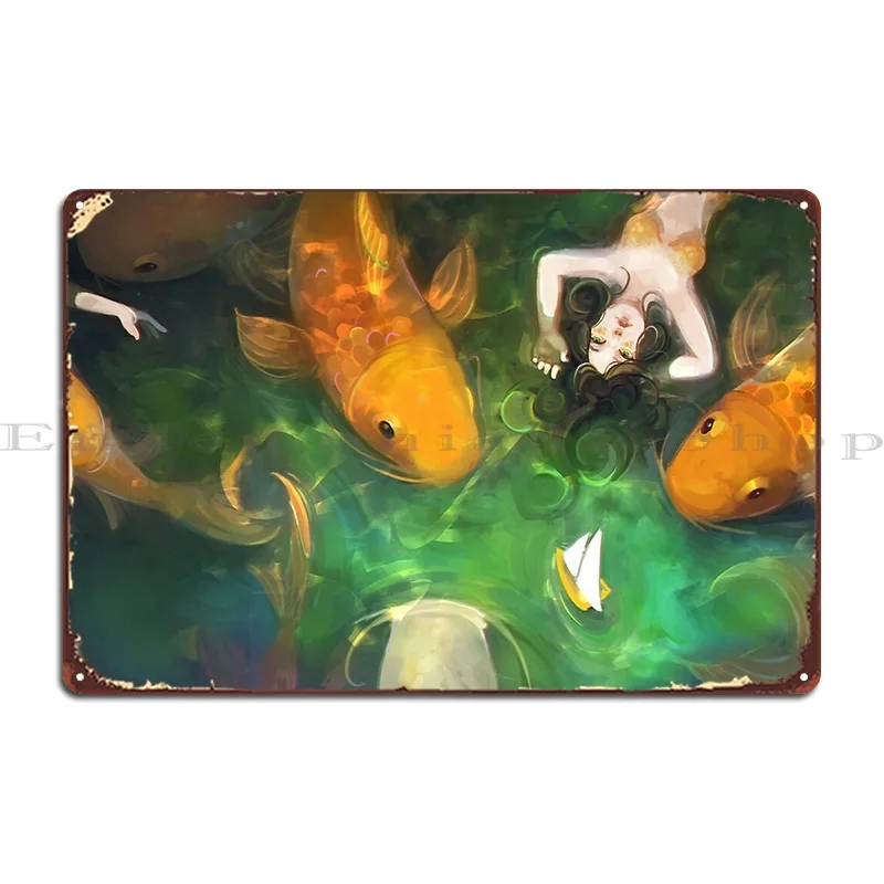 

Mermaids Metal Plaque Poster Garage Party Club Design Pub Tin Sign Poster