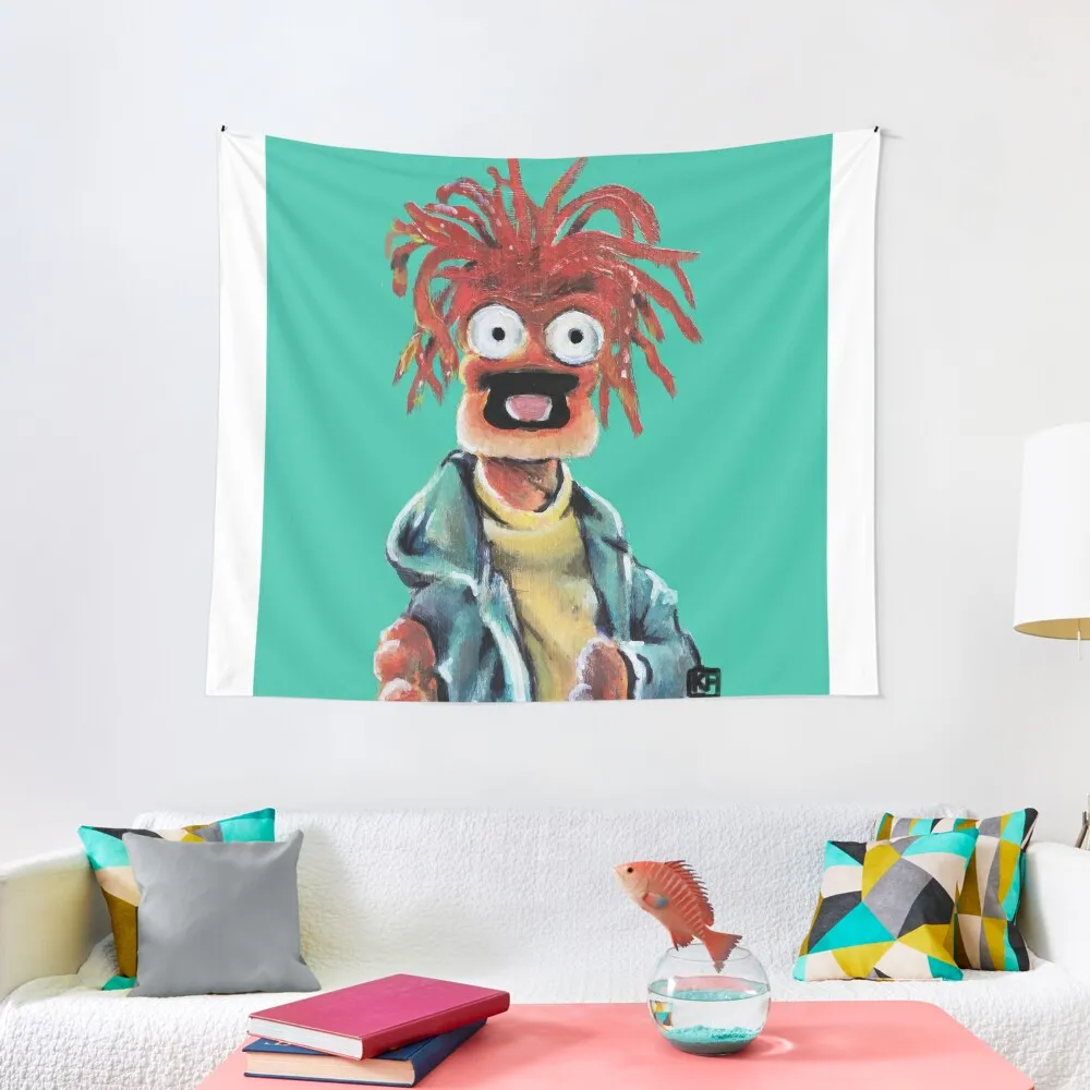 

Pepe The King Prawn Fan Art Tapestry Home And Comfort Decor