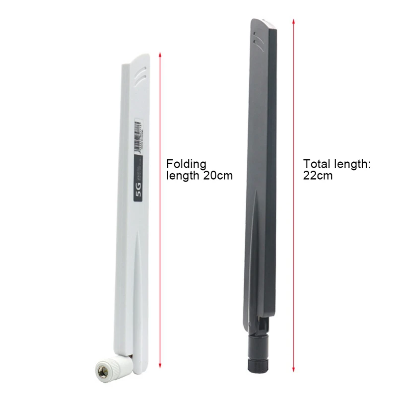 M67K-2 Pcs 3G 4G 5G 안테나 600-6000MHz 18DBi 이득 SMA 남성 무선 네트워크 카드 Wifi 라우터 높은 신호