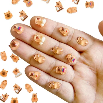 Tiny Capybara Figurine Set 1