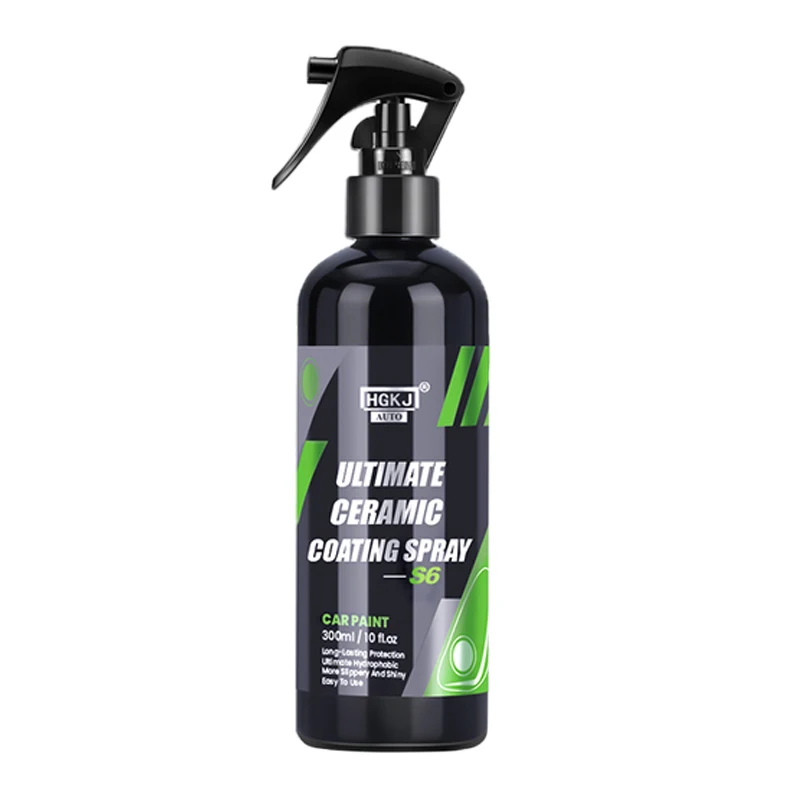 CHEGIT S6 Ceramic Coating Spray Hydrophobic High Gloss Paint Protection 9H Nano Top Long Lasting Wax Car Care Detail Car Coating Spray Car Coating Agent