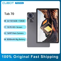 Cubot TAB 70 Tablet 16GB(6+10)RAM+128GB ROM Octa-Core Android 14 10.95" HD+ Screen 8200mAh GPS Face ID 16MP Main Camera 1
