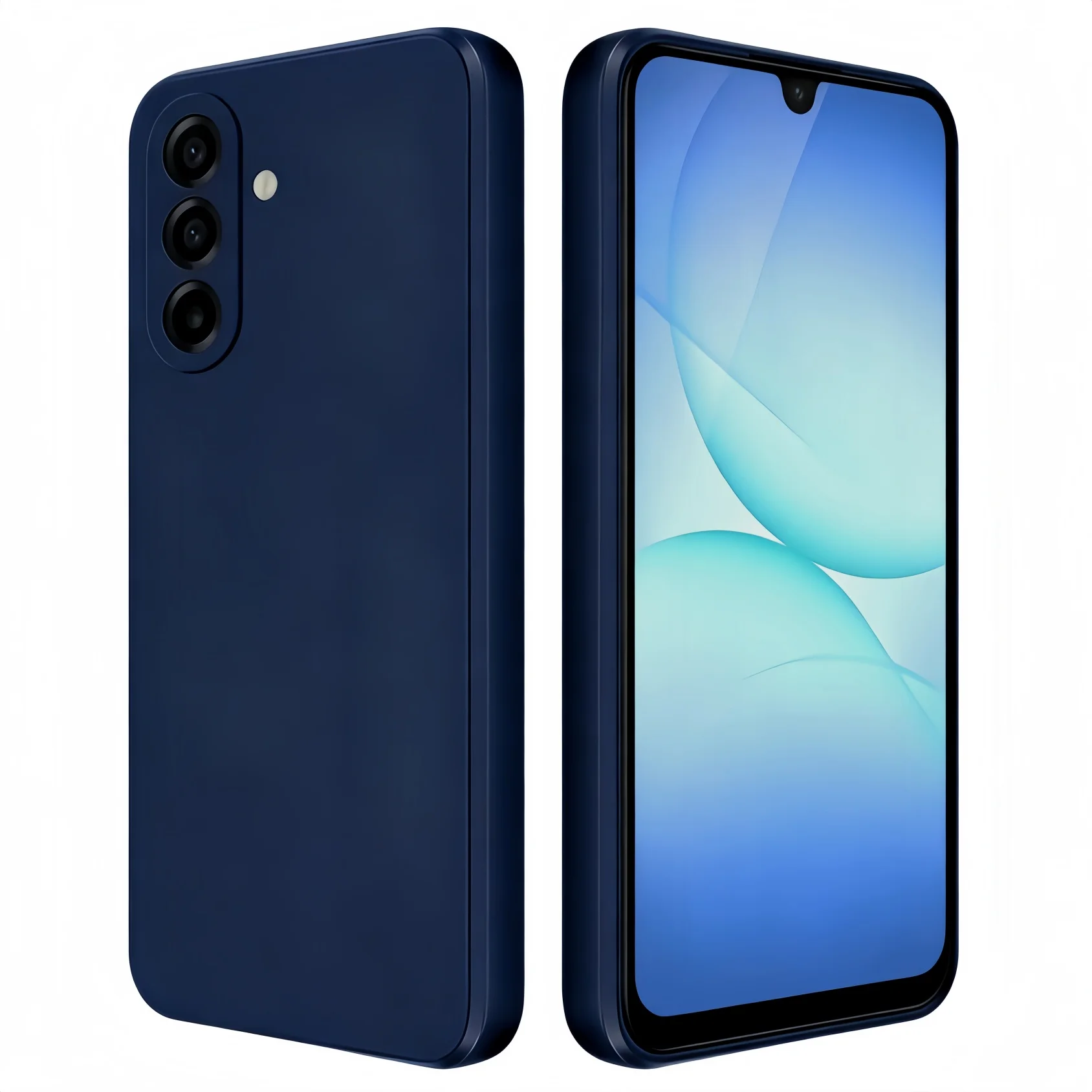 Noble Fashion Shockproof Protective Liquid Silicone Case - Solid Color Design