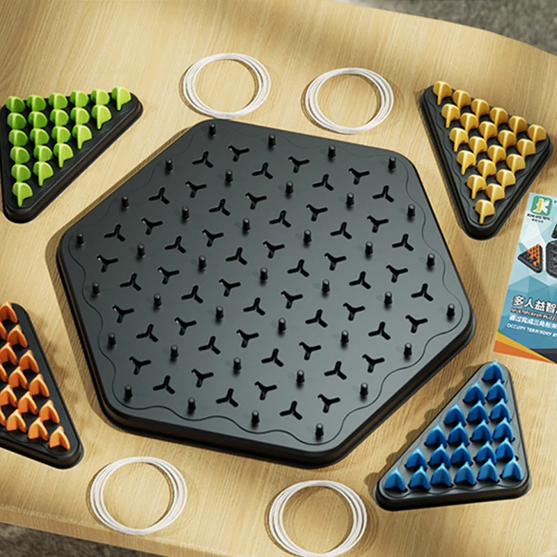 tapple board game Cross border triangle chain chess table puzzle game family parent-child interactive exercise logic toys 3