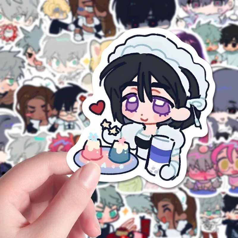 외계인 무대 애니메이션 스티커 Mizi Till 어린이 문구, 학생 메시지 수집, 친구 카와이 선물, 방수 DIY 전화 케이스