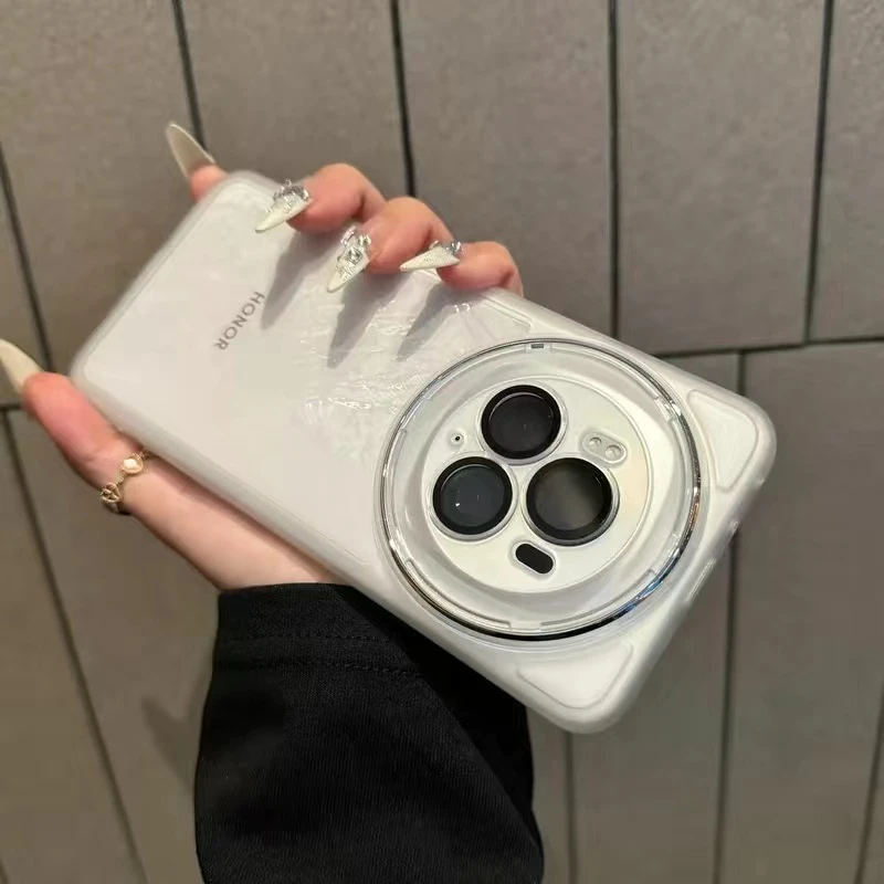 Transparent TPU Silicone Case with Camera Protection