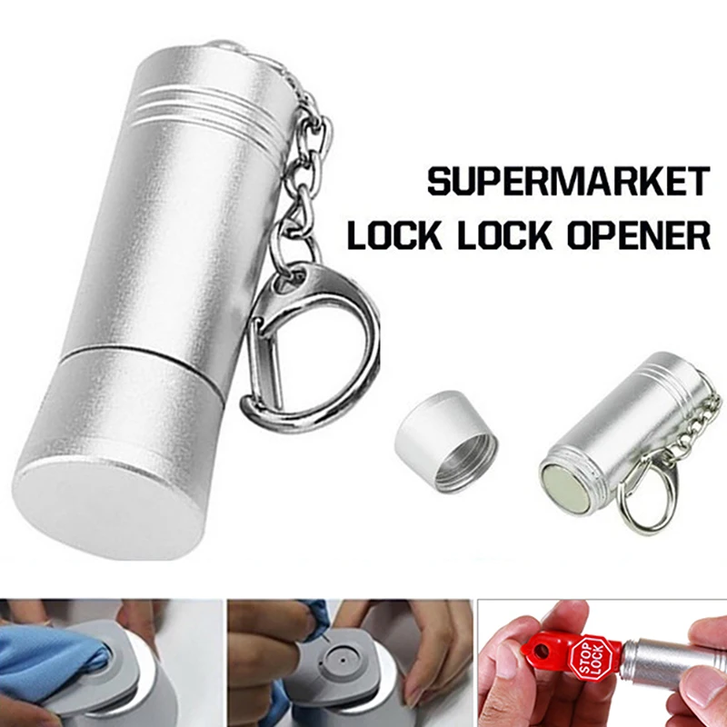 

Инструмент для разблокировки магнитным замком, съемник ярлыков для супермаркета, съемник магнитных пуль, портативный Съемник ярлыков безопасности, легкий Открыватель