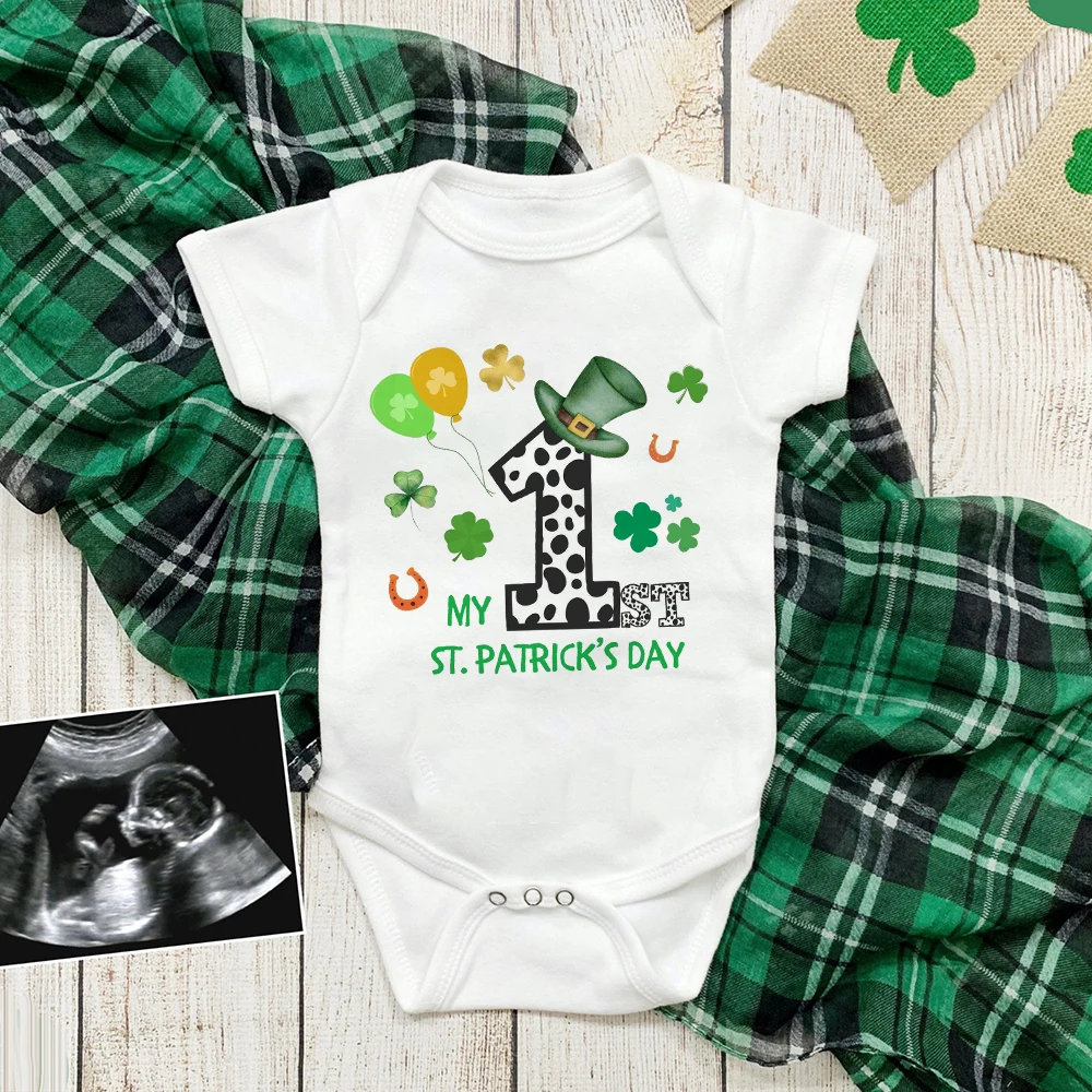 Baby's First St. Patrick’s Day Romper 1