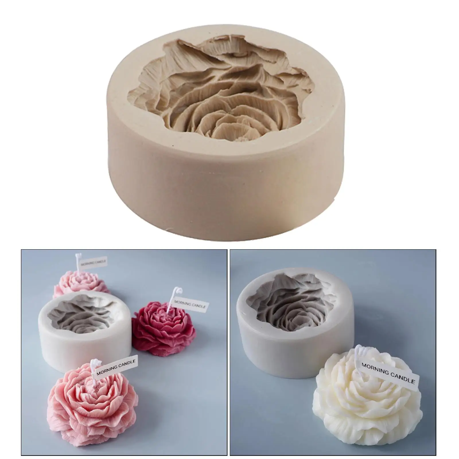 3D 플라스틱 캔들 몰드, 수제 비누 왁스 몰드, DIY 공예, 송진 석고