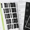 Reposition Laminated Bible Tabs Large Print Stickers Easy to Read and Apply Bible Tabs for Women and Man Black 5