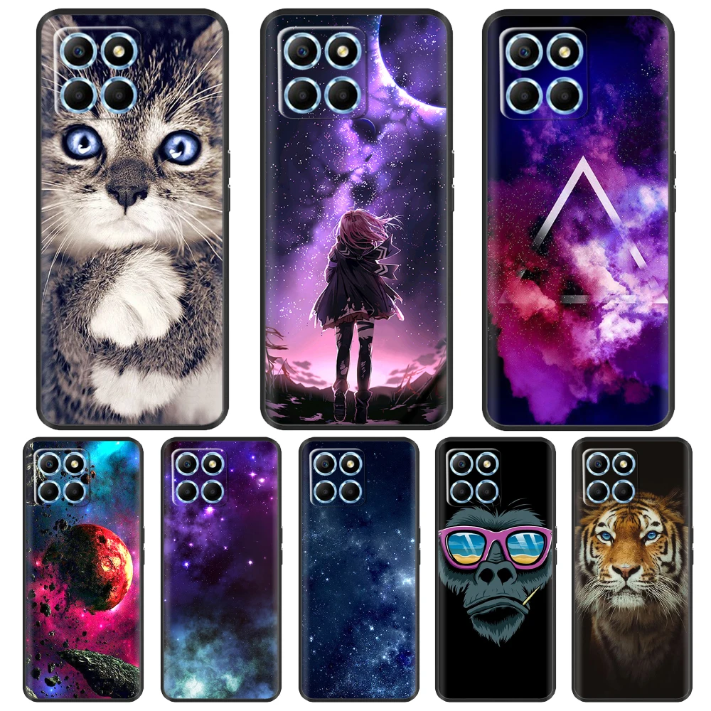 Per Honor X6 2022 Custodia Vne-Lx1 Silicone Antiurto Soft Cute Tpu Cover Posteriore Per Huawei Honor X6 4G Custodie Honor X6 X 6 Bumper