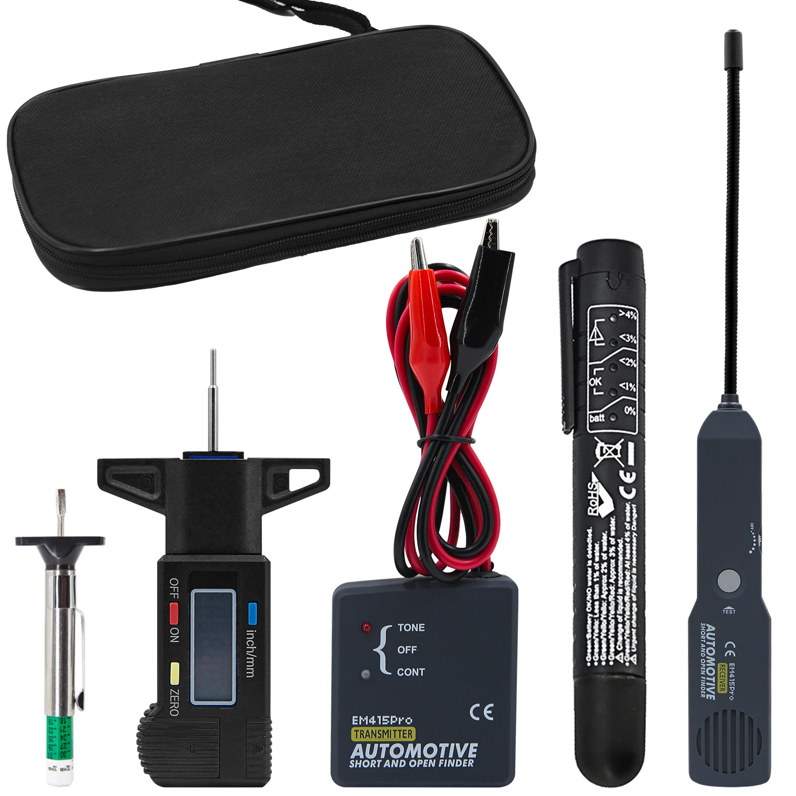 Tester Di Cortocircuito Per Auto – Rilevatore Di Corrente 0.01-19.99A, Con Display LCD, Per Meccanici