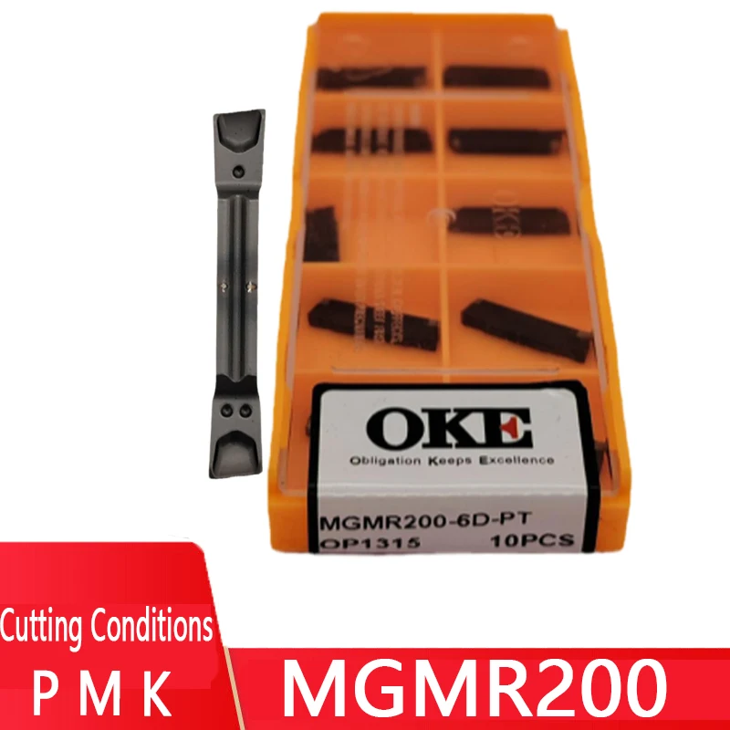 

ZHU ZHOU ChinaMGMR200-6D External Turning Tool Carbide Inserts CNC Lathe MGMR300-8D For P M K N S H