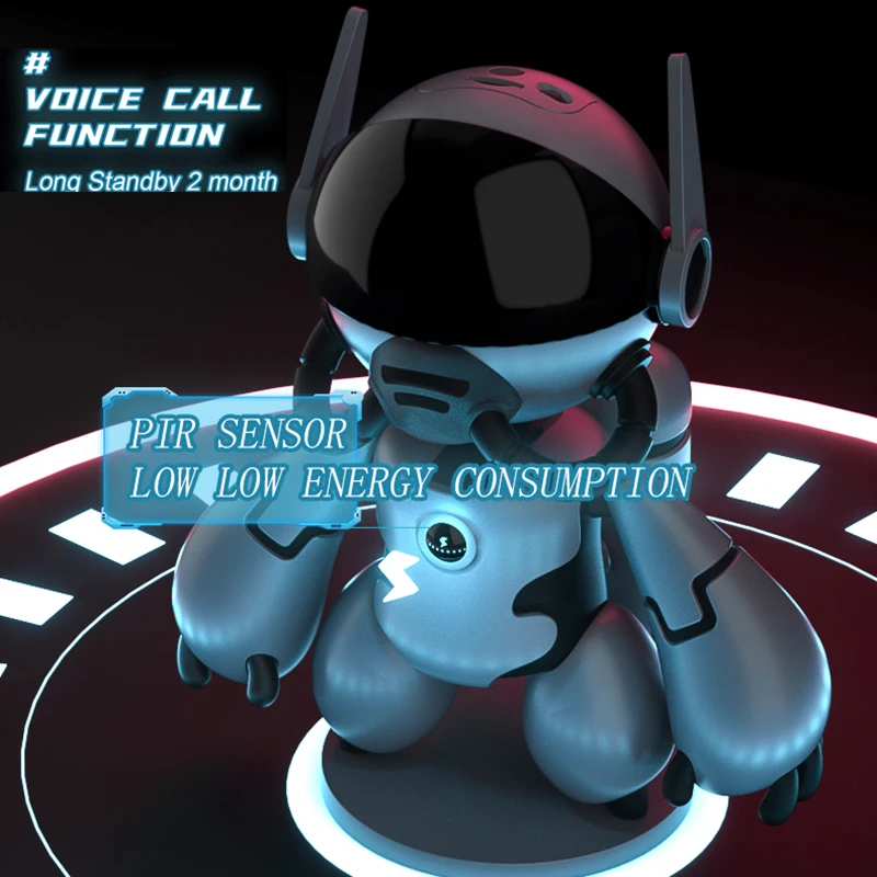 Robot Camera WIFI Mini Cameras 2MP IP Indoor Cam Wireless PTZ Monitor Audio Video Security Surveillance 1080P Night Vision