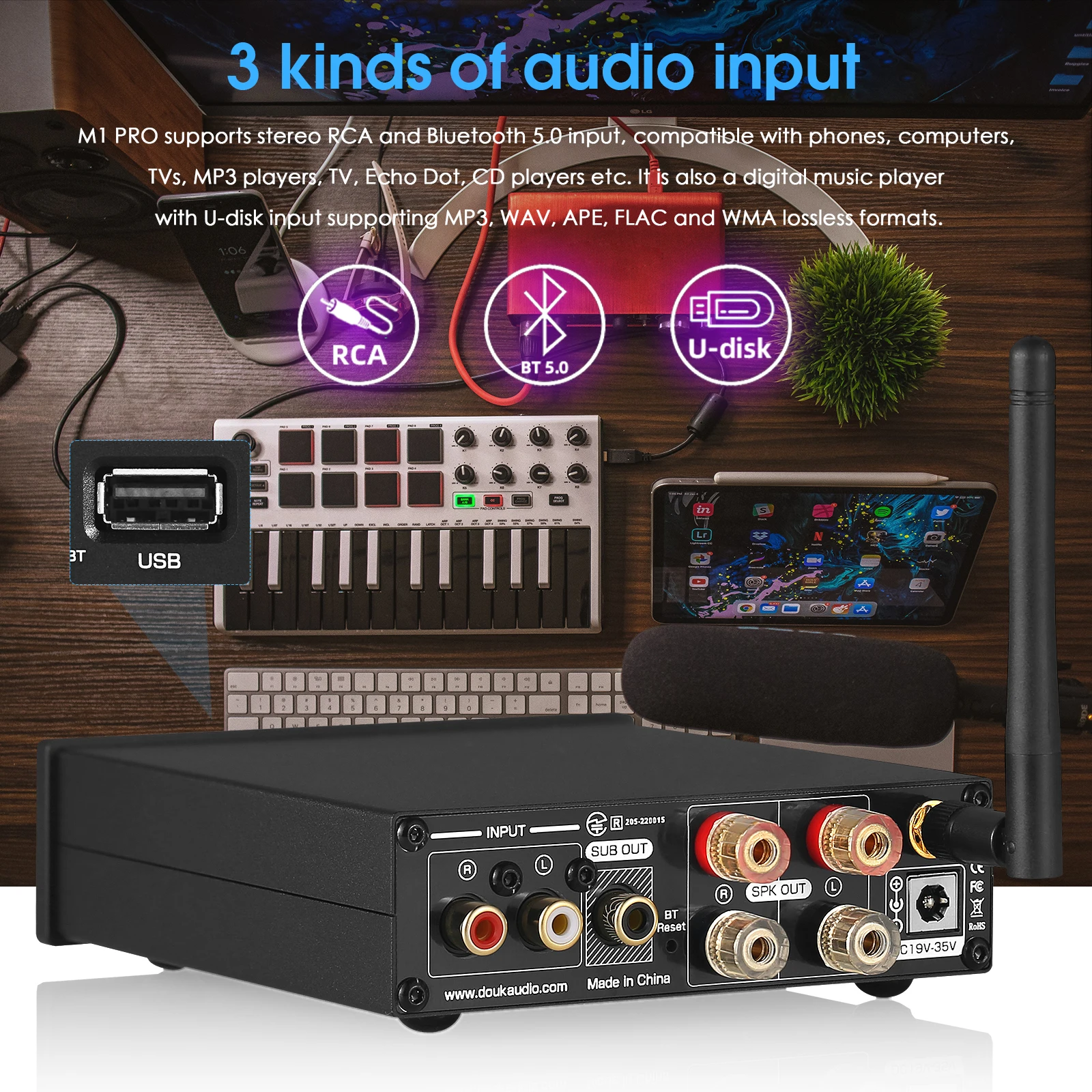 Leitor de Música Sem Perdas, 320W