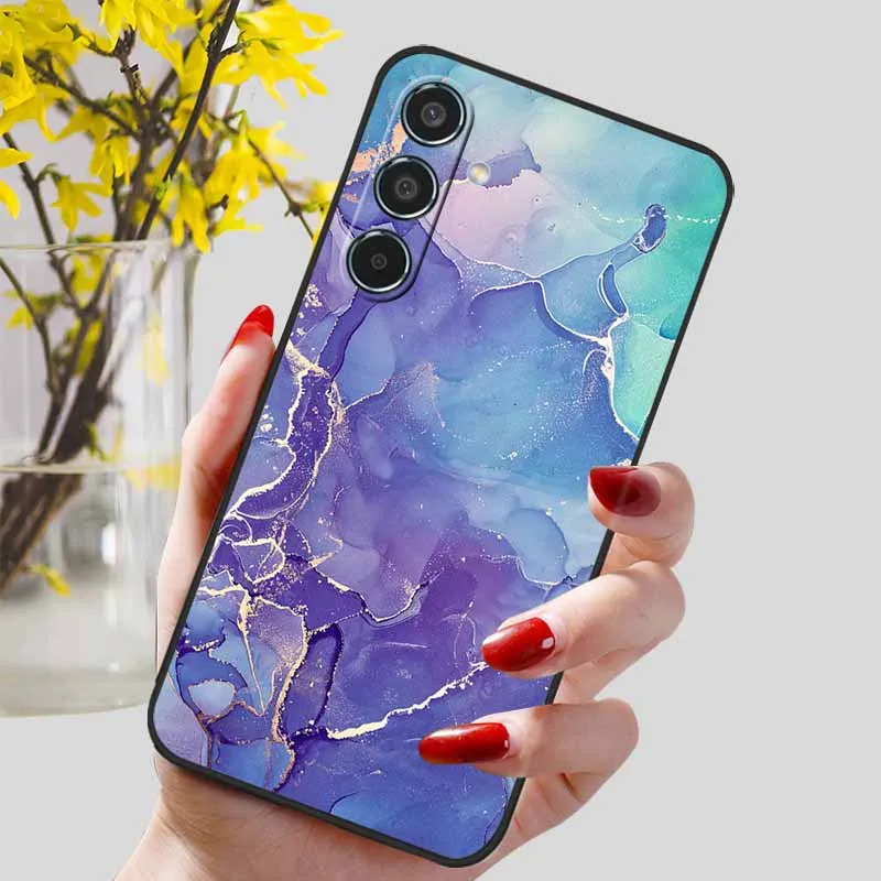 Luxury Floral TPU Silicone Soft Bumper Case - Protective Cover