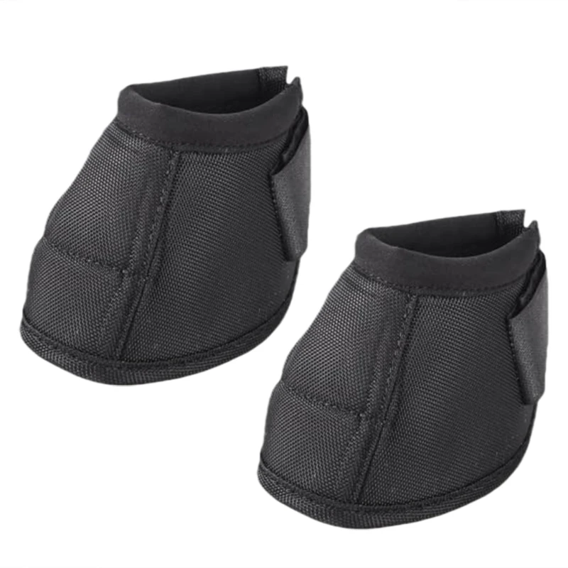 Horse Protective Bells Boot Soft Equine Boot Tear Resistant Horse Care Equestrians Equipment for Horses Easy to Use