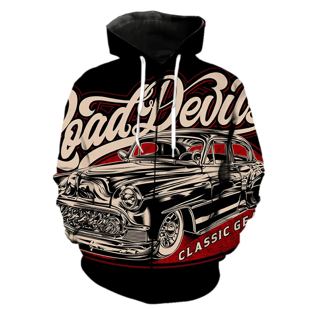 

Vintage Fashion Car 3D Print Zipper Hoodie Men/Women Casual Fashion Hoodies Kids Pullover Sweatshirts Oversized Unisex Clothing
