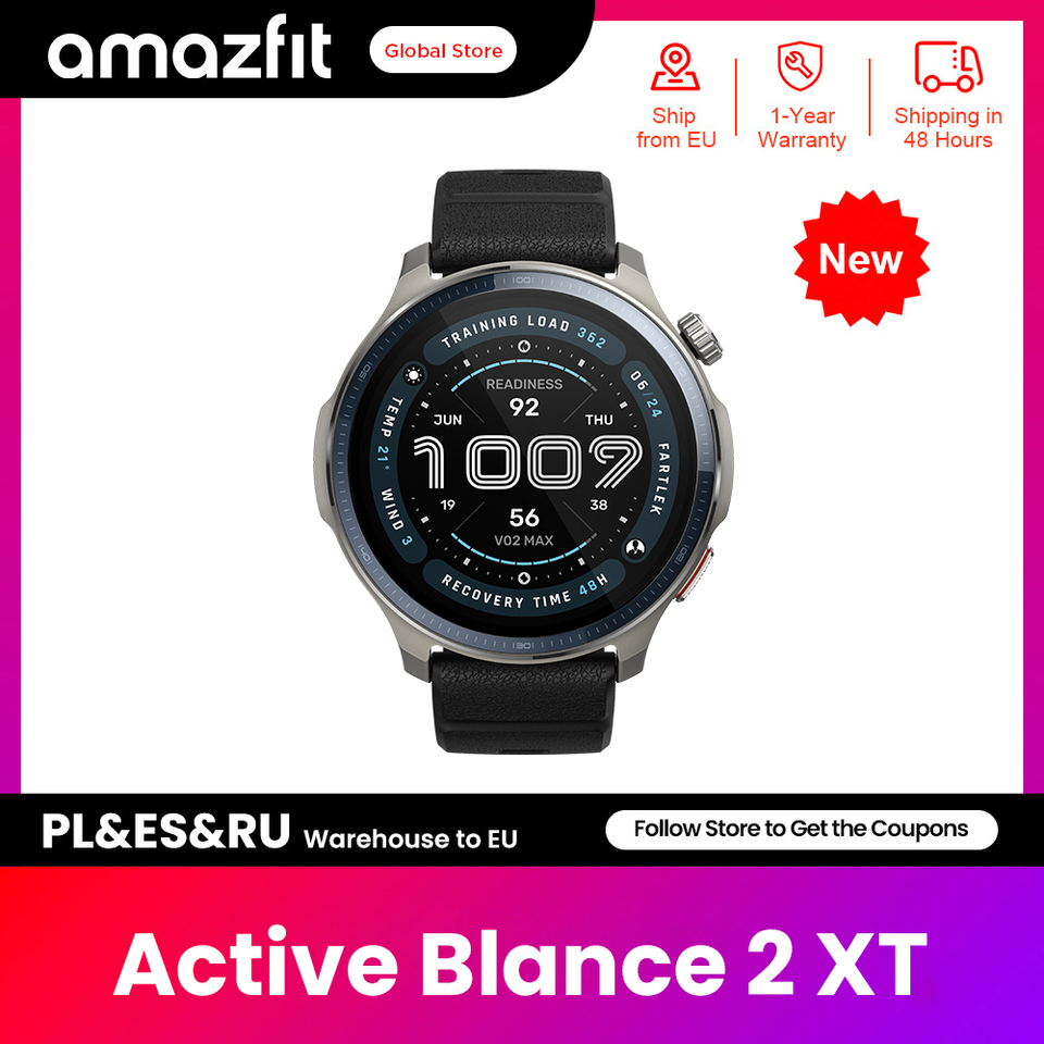  NEW product Amazfit Balance 2 XT Smartwatch Up To 21 Days of Battery Life 170+Multi-Sports Workouts Smart Watch 