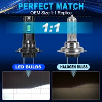 TOAUTO H4 Led Headlights 70W 30000LM H7 LED Canbus 9005 9006 H11 Car Light Bulbs Auto Headlamp Fog Lights 6000K 12V 24V White - Image 4