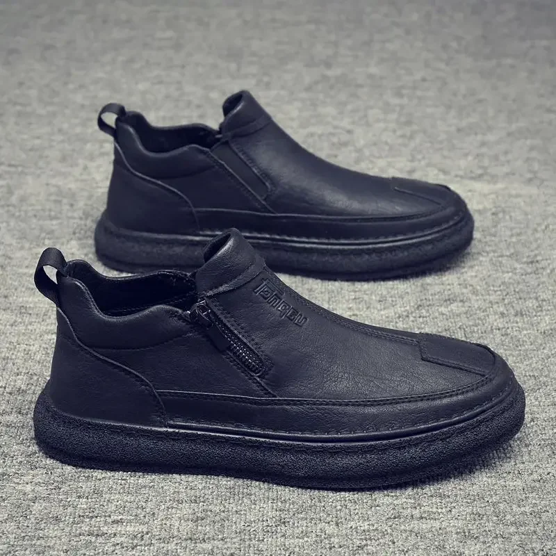 Breathable Vulcanize Shoes For Men New In Sneakers Man Summer Social Adults Korean Style Offer Cheap Clearance Comfortable Sale 2