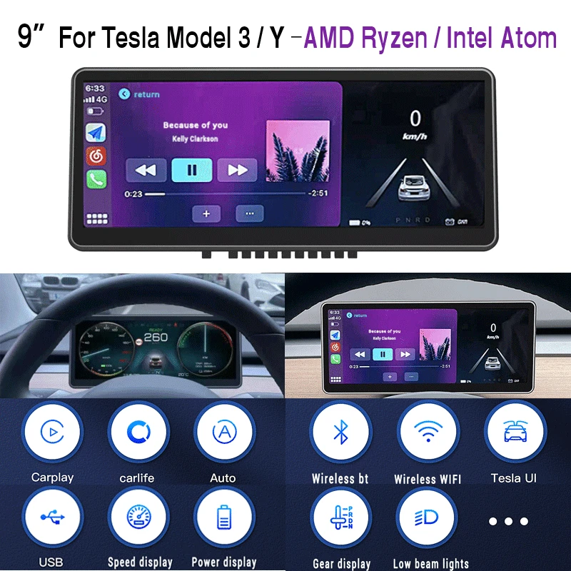 lcd screen for car dashboard free sample