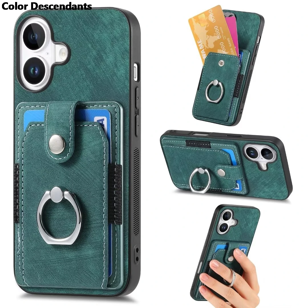 Luxury Leather Back Cover Case with Card Holder